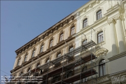 Viennaslide-78130117 Wien, Fassadensanierung eines Gründerzeithauses