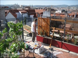 Viennaslide-78315047 Umbau einer Terrasse zum Dachgarten - Conversion of a Terrace to a Rooftop Garden
