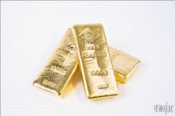 Viennaslide-79070136 Drei Ögussa-Goldbarren - Three Gold Bars