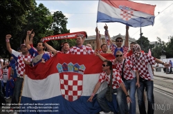 Viennaslide-91310110 Kroatische Fußballfans, Euro 2008 Vienna - Euro 2008, Vienna