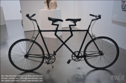 Viennaslide-97310198 Paris, Kunstgalerie, Fahrradskulptur - Paris, Art Gallery, Bicycle Sculpture